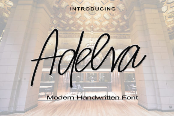 Adelva: Elevating Digital Brand Identity with Refined Script Typography
