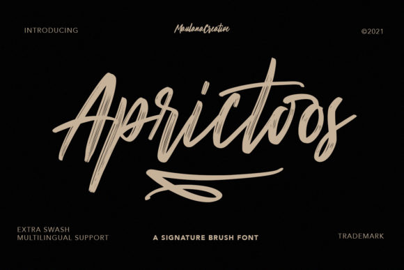 Aprictoos: A Handwritten Typeface for Editorial Flow