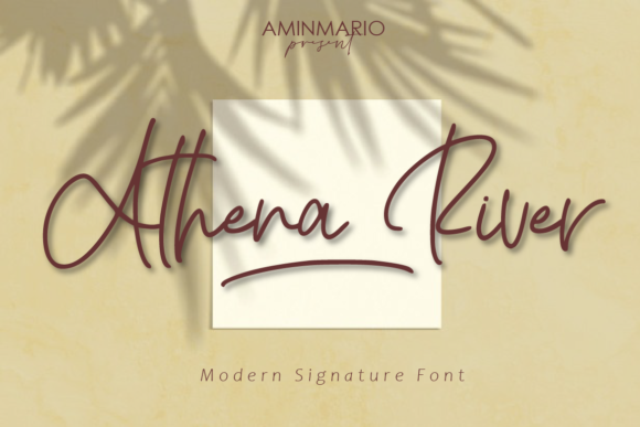 Athena River: A Designer’s Take on Romantic Script Typography