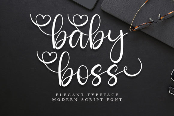 Baby Boss Typeface: A Chic Script for Elegant Branding
