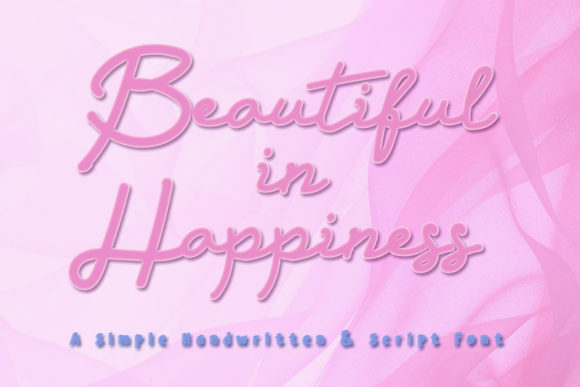Beautiful in Happiness: A Handwritten Typeface for Editorial Design
