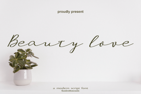Beauty Love: The Script Font That Elevates Small Business Branding