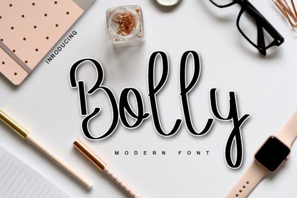 Bolly Font Review: A Chic Script for Sophisticated Brand Identity