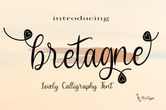 Bretagne Font Review: A Delicate Handwritten Typeface for Elegant Branding