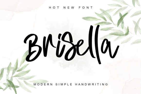 Brisella: The Modern Handwritten Typeface for Crafters and Sellers