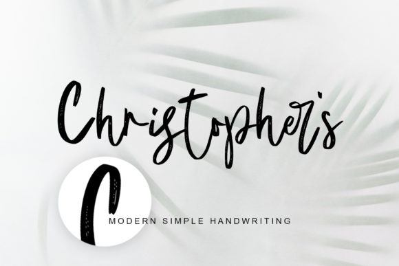 Christopher s: A Script Typeface for Editorial Elegance