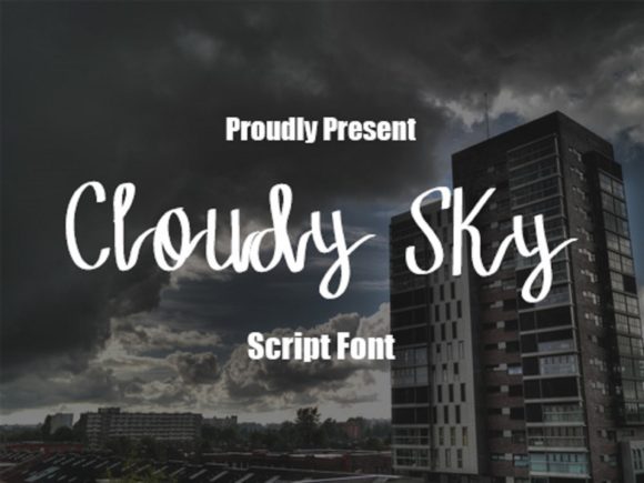 Cloudy Sky Typeface Review: Elevating Editorial Design with Handwritten Charm