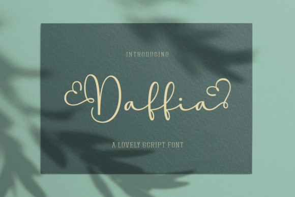 Daffia: The Elegant Script Font for Scroll-Stopping Brand Content