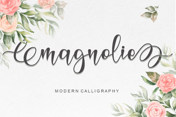 Magnolie Typeface: A Romantic Script for Boutique Branding