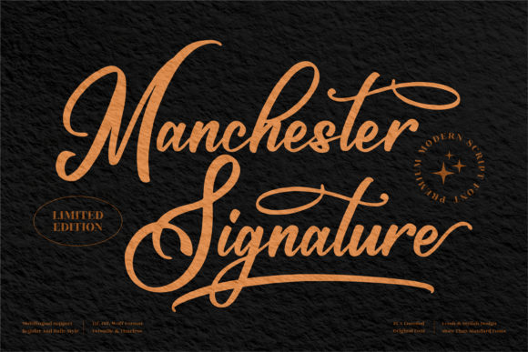 Manchester Signature: A Delicate Script for Elegant Branding