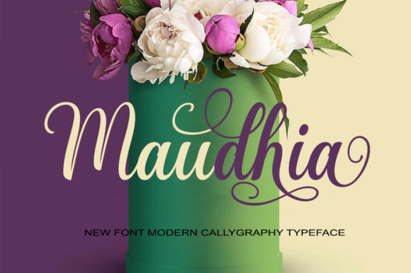Maudhia Script Font: Elevating Editorial Design and Brand Identity