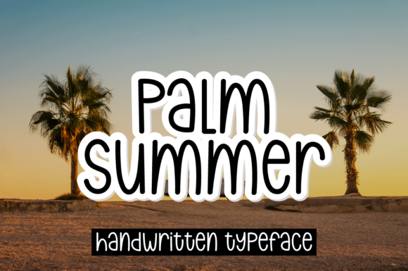 Palm Summer: A Handwritten Font for Authentic Brand Identity