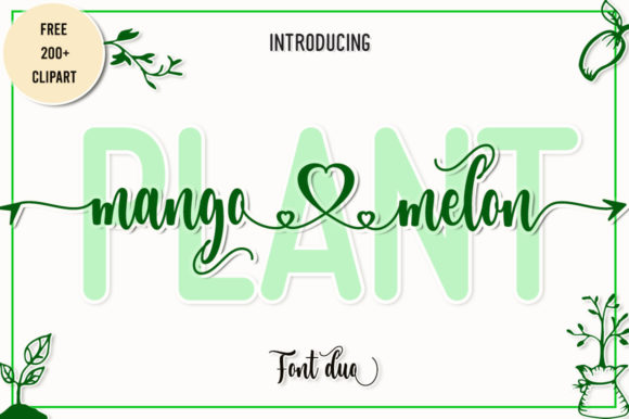 Plant Mangomelon: A Creative Font for Engaging Campaigns