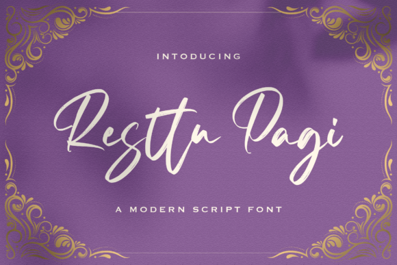 Resttu Pagi Typeface Review: A Playful Script for Creative Branding