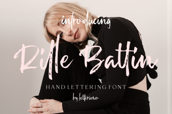 Rille Battin: A Modern Handwritten Typeface for Editorial Design