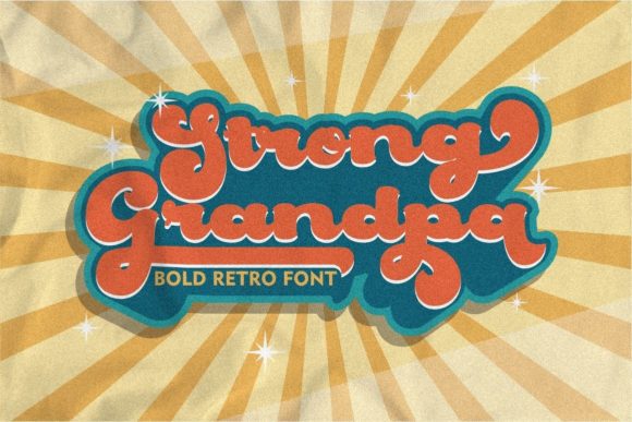 Strong Grandpa Typeface: A Bold Handwritten Font for Digital Brands