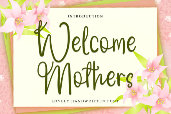 Welcome Mothers Typeface: Elevating Editorial Design with Grace