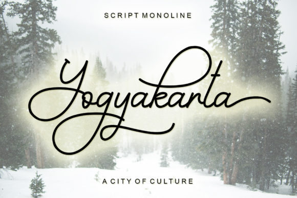 Yogyakarta Typeface Review: Elevating Social Media Campaigns with Elegant Script